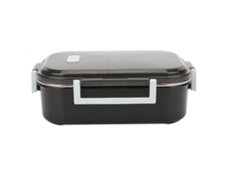 Lancheira Portátil De Aço Inoxidável 304, Recipiente Para Alimentos, Para Acampamento Ao Ar Livre, Piquenique, 700ml, Preta Aquaforge