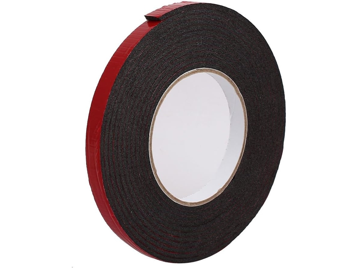 Fita Adesiva Dupla Face de Espuma de 3 Mm X 1,2 Mm com 4 M de Fita Adesiva CHABERLU
