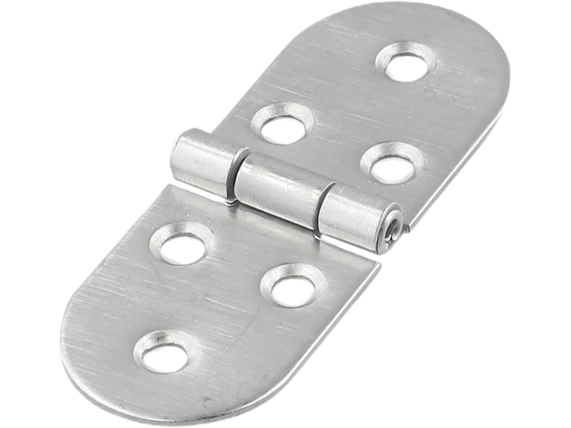 1 Peça De Dobradiças Para Mesa Dobrável Com Abertura 180° Em Aço Inoxidável