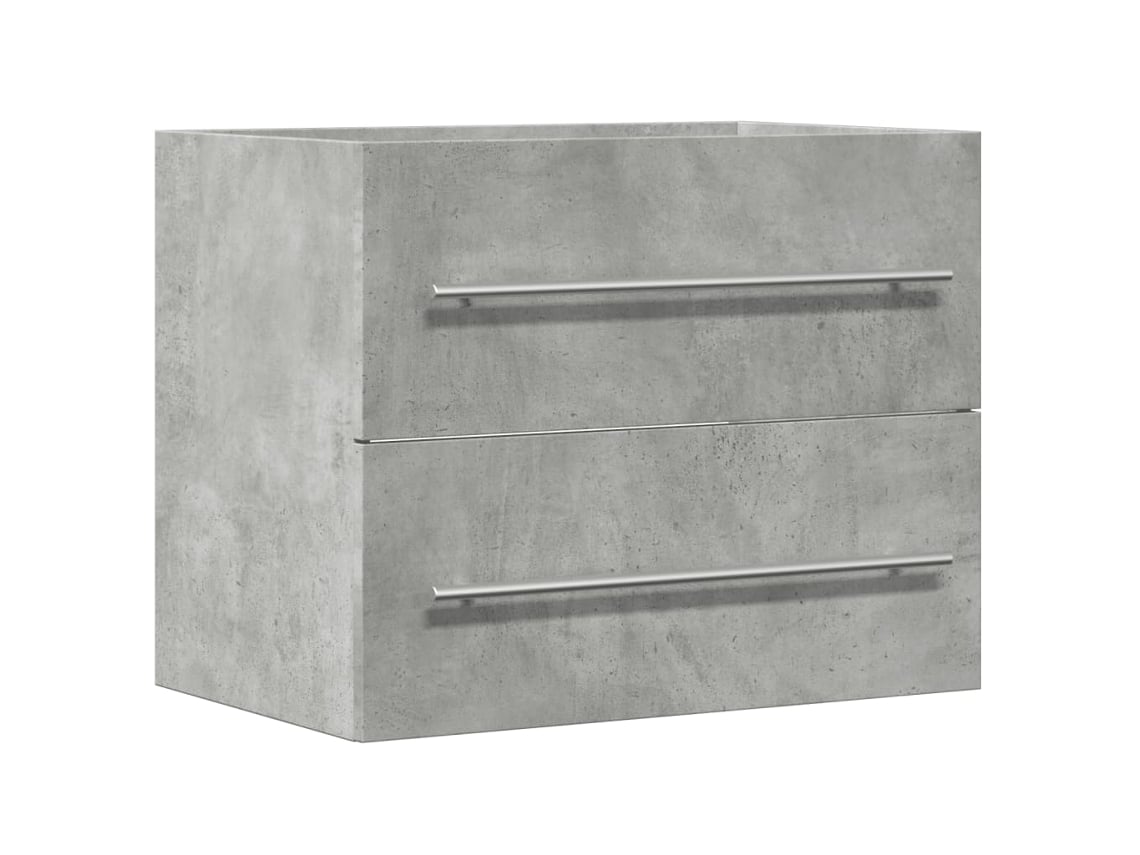 Armário Lavatório 60x38,5x48 cm Contraplacado Cinzento Cimento MAISON EXCLUSIVE