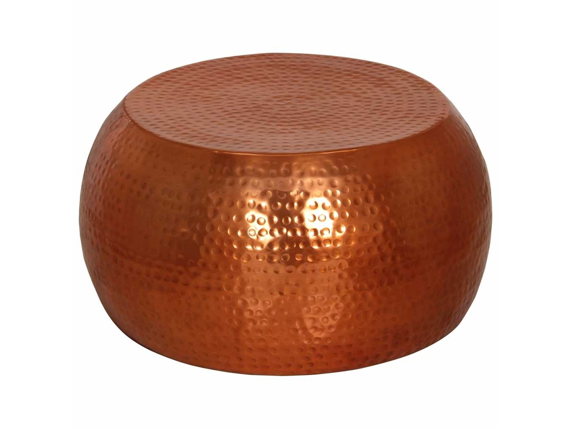 Vidaxl Mesa De Centro Ø55x28 Cm Alumínio