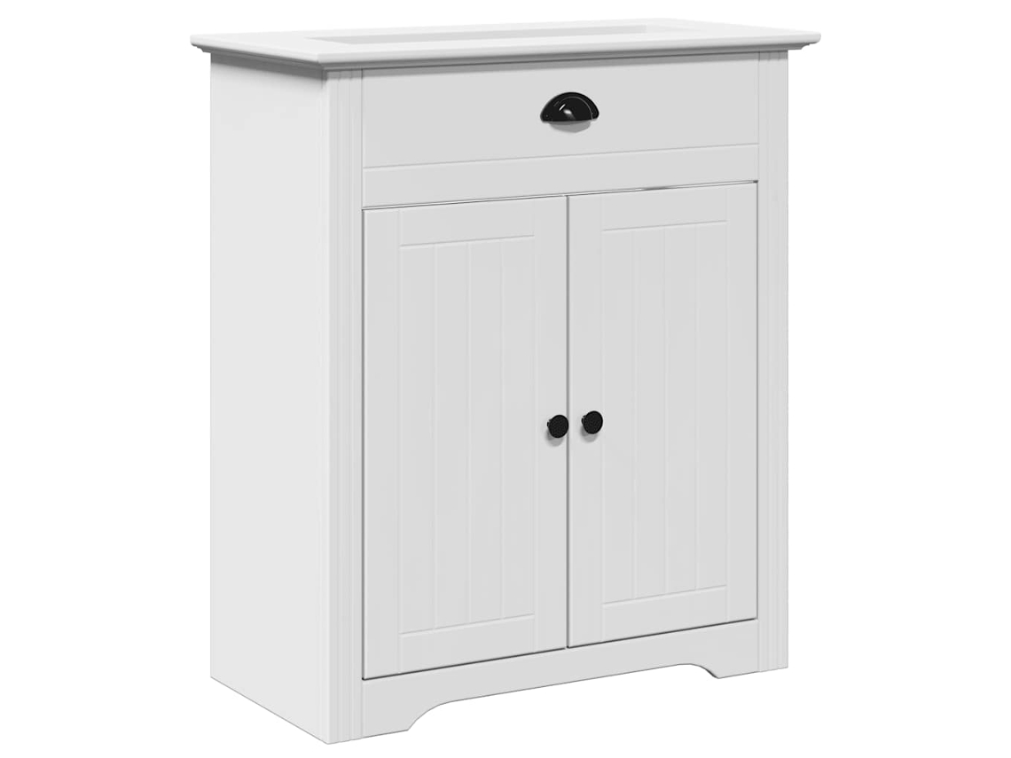 Bathroom Sink Cabinet, Bathroom Sink Cabinets Vidaxl Branco Madeira De Pinho (n/a)