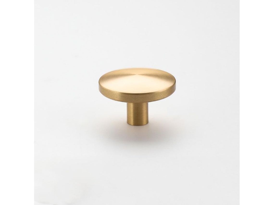Puxador Minimalista De Latão Maciço Para Armário, Elegante E Sofisticado, Com Acabamento Dourado, Ideal Para Gavetas E