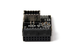 Conector Frontal Usb 3.0 De 19 Pinos/20 Pinos Para Type E De 90 Graus Aquaforge