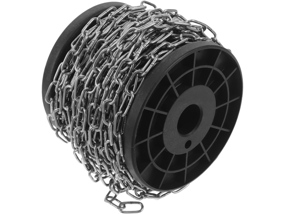 Rolo de Aço Inoxidável Resistente para Pendurar, Ideal para Camping, Uso Doméstico e Armazenamento Externo. SFUSHOS