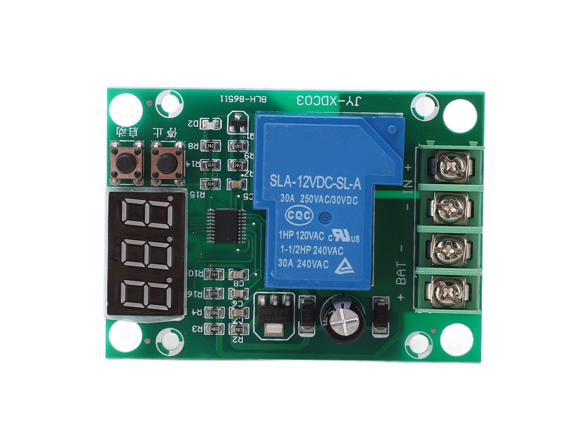 Módulo Carregador de Bateria 12v com Tela Digital S/MARCA