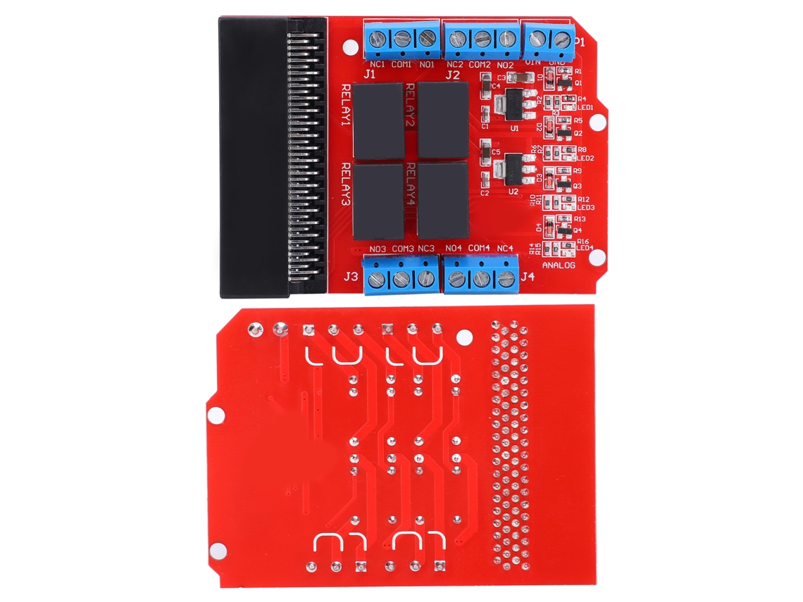 Laxiscreed Módulo Relé Dc 5v Com 4 Canais Para Projetos Diy E Automação