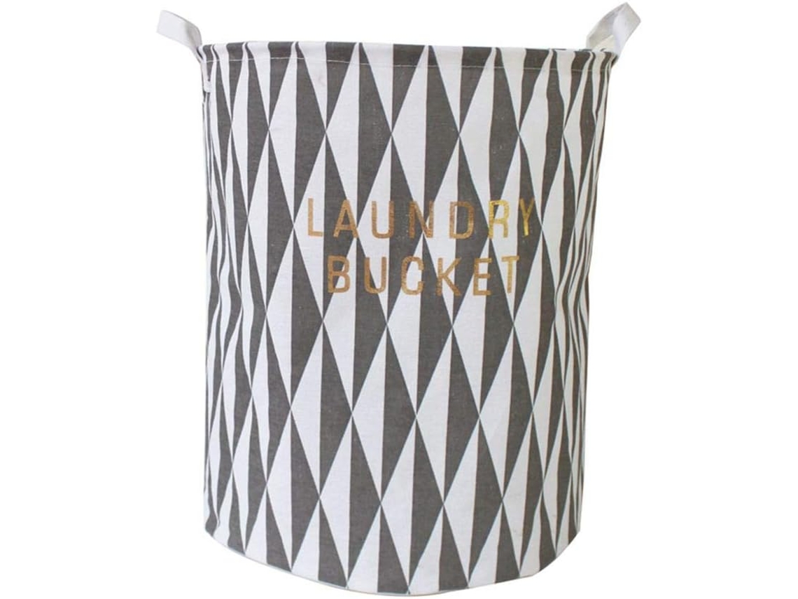 Cesto de roupa, em cordão de algodão, para brinquedos BRILVIBERA
