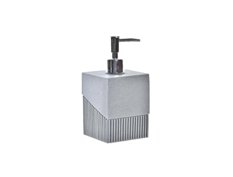 Dispensador de Sabão Dkd Home Decor Prateado Cinz.