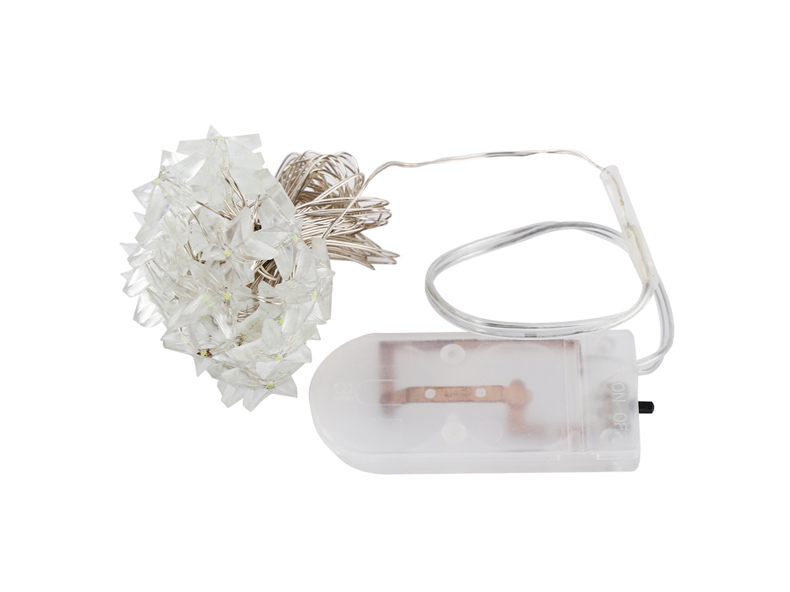 Laxiscreed Luz Led Estrelas Brancas Em Fio Para Quarto, Jardim E Decoração De Festas