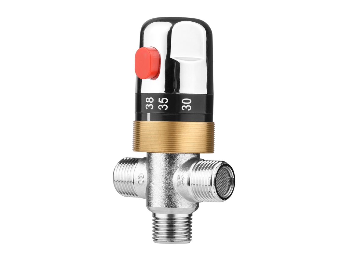 Válvula termostática Primerox para controle de temperatura em cobre G1/2 | S/BRAND