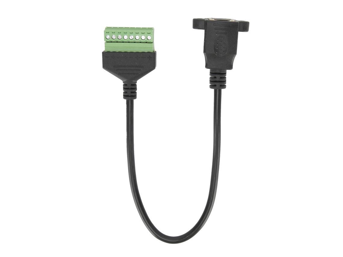 Adaptador de extensão de rede RJ45 fêmea para cabo 8 pinos terminal sem solda 32cm com Samsung