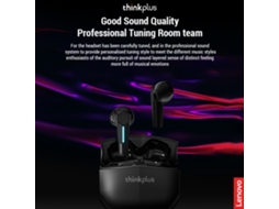 Fones De Ouvido Sem Fio Thinkplus Gm1b Bt5.3 Baixa Latência 20h De Autonomia Carregamento Rápido