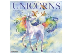 Livro Unicorns by Sara Burrier 2026 Wall Calendar de Wlcp Books (Inglês)