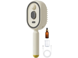 Escova De Cabelo A Vapor – Elegante, Estilosa, Compacta, Recarregável, Portátil, Com Luz, Vermelha Premium, Elétrica Sem
