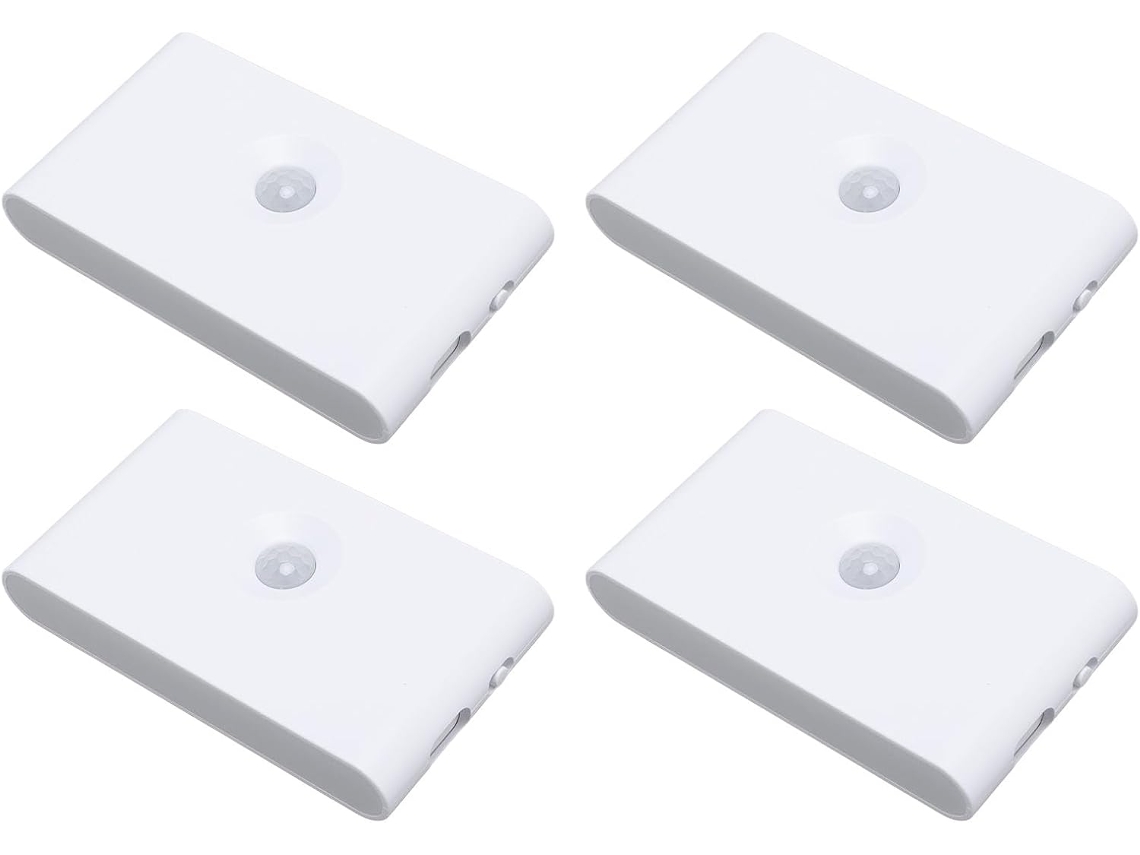 Conjunto De 4 Luzes Noturnas Led Com Sensor Movimento Acouto 2700k