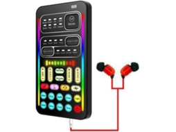 Modificador De Voix, Disfarce Vocal Portable, Luzes Froides