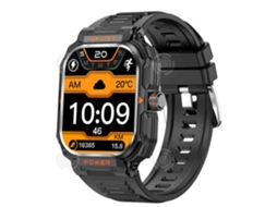 Inn Montre Conectada 4.2x1.41cm 2.01 Polegadas Hd Resolução 240x296 Bt4.0/5.2 Com Fones De Ouvido À Prova Dágua Monitoramento Da Saúde Innovtec