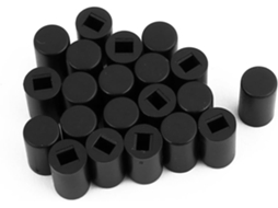 Capas Protetoras Redondas para Botões Táteis, 8,5x8,5mm, 7x7mm, 8x8mm, 20 Unidades CHABERLU