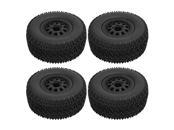 Pneu De Carro Rc 110mm Borracha 10 Raios Universal Para Caminhão Curto 1/10 Slash 4x4 2wd Arrma Redcat Hpi 4pcs