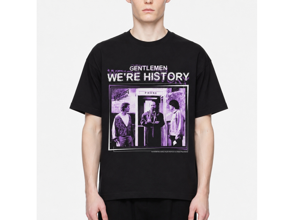 Rockinstone Bill And Ted Gwh Black Adult T-shirt Size:xl