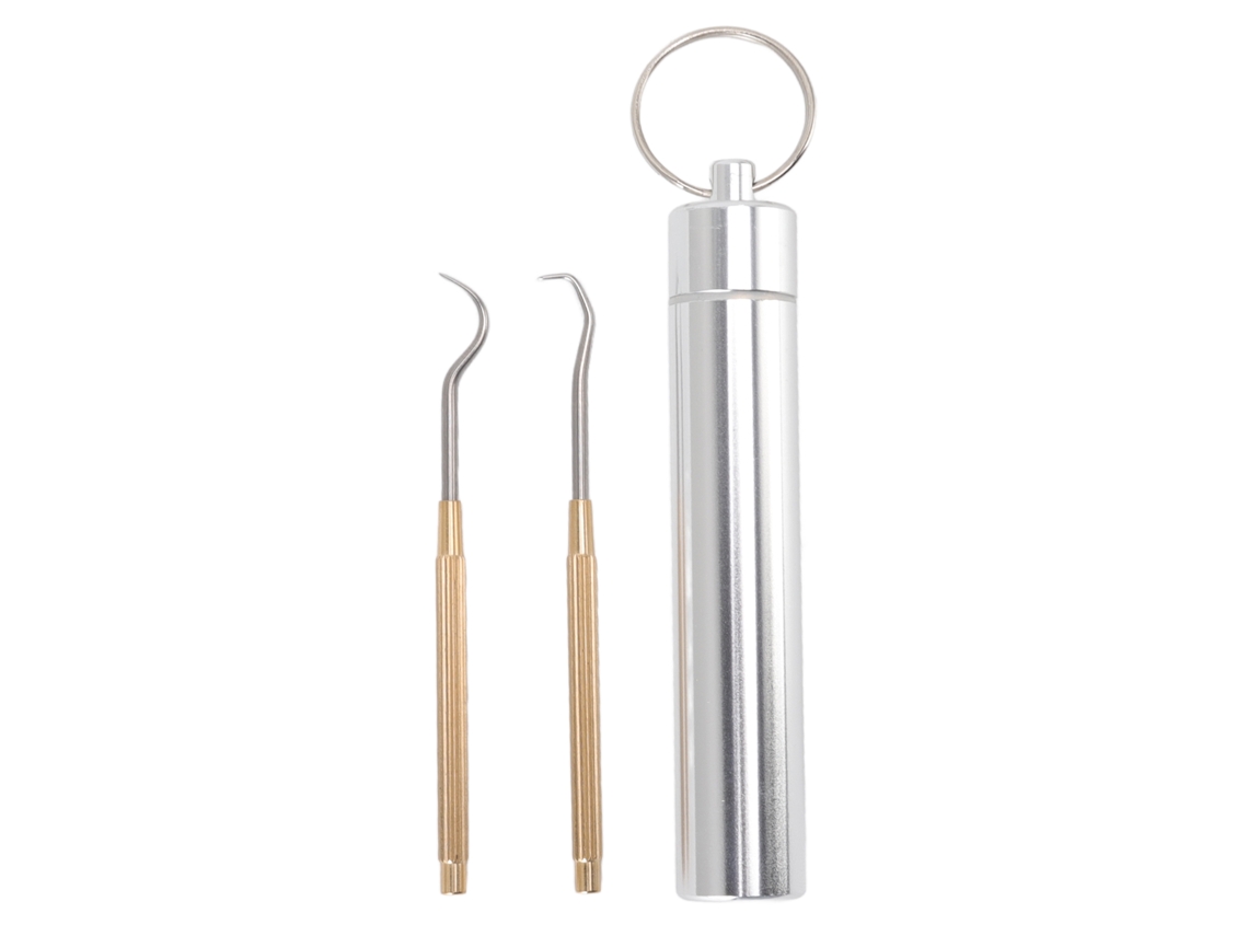 Palitos Dentes Inoxidável Reutilizáveis Camping Picnic