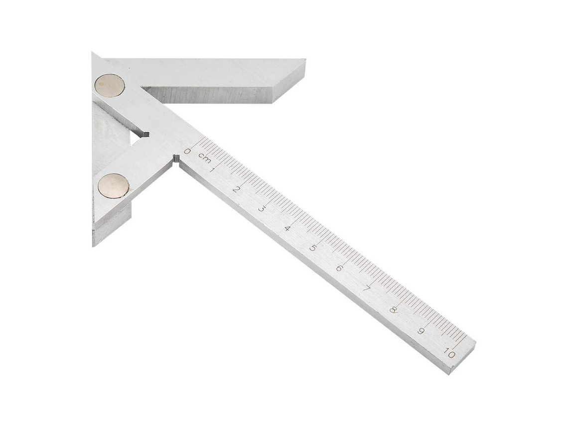 Régua De Centragem 100x70mm Em Aço Carbono