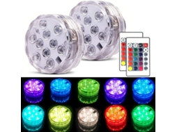 Iluminação de Piscina Rgb Led Colorida, 2 pack STELASPLEN