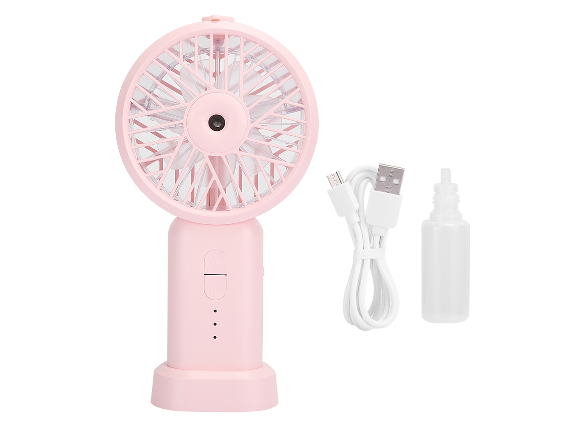 Ventilador Portátil, Mini Ventilador Umidificador Usb, Três Velocidades Recarregável.