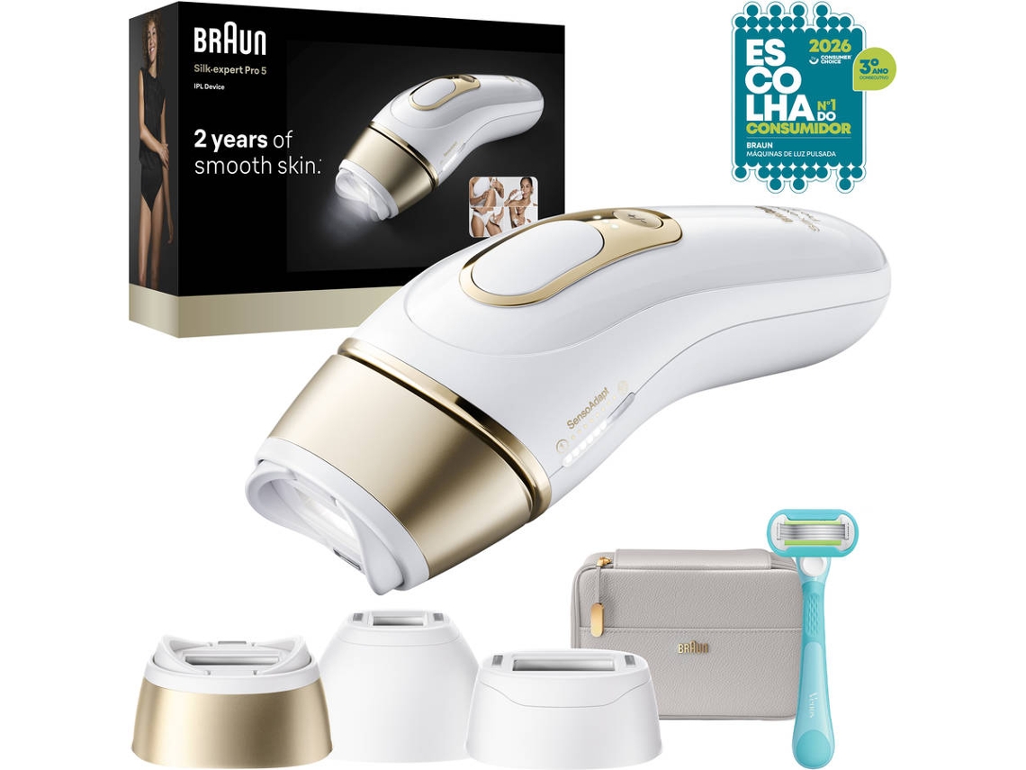 Depiladora Luz Pulsada BRAUN Silk-Expert Pro PL5311 (IPL - Multi-zonas - Corrente)