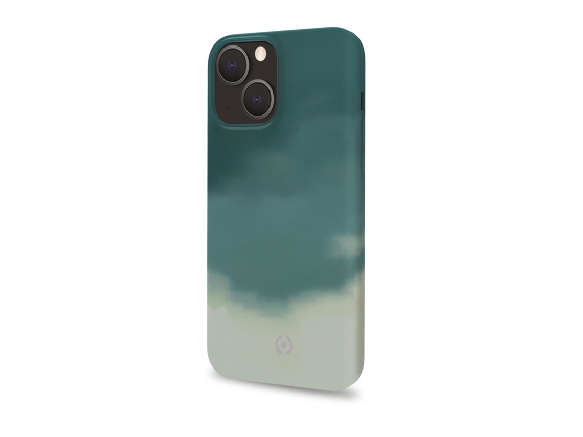 Capa para iPhone 13 CELLY Pele Sintética Verde