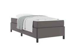 Estrutura da Cama com Colchão Cinzeto Tecido MAISON EXCLUSIVE 90x200 cm
