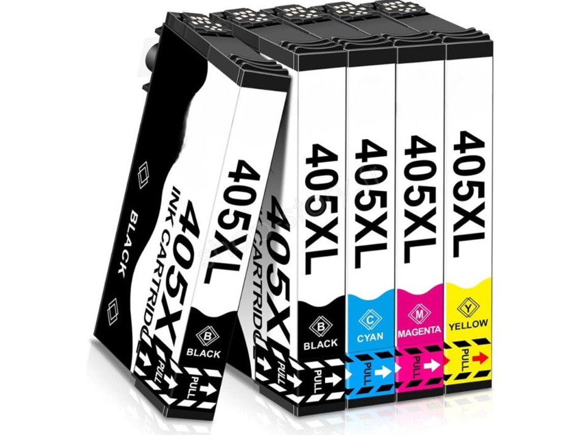 Pack Com 5 Cartuchos 405 Xl Compatíveis Para Impressora Epson 405 Xl Shop Story