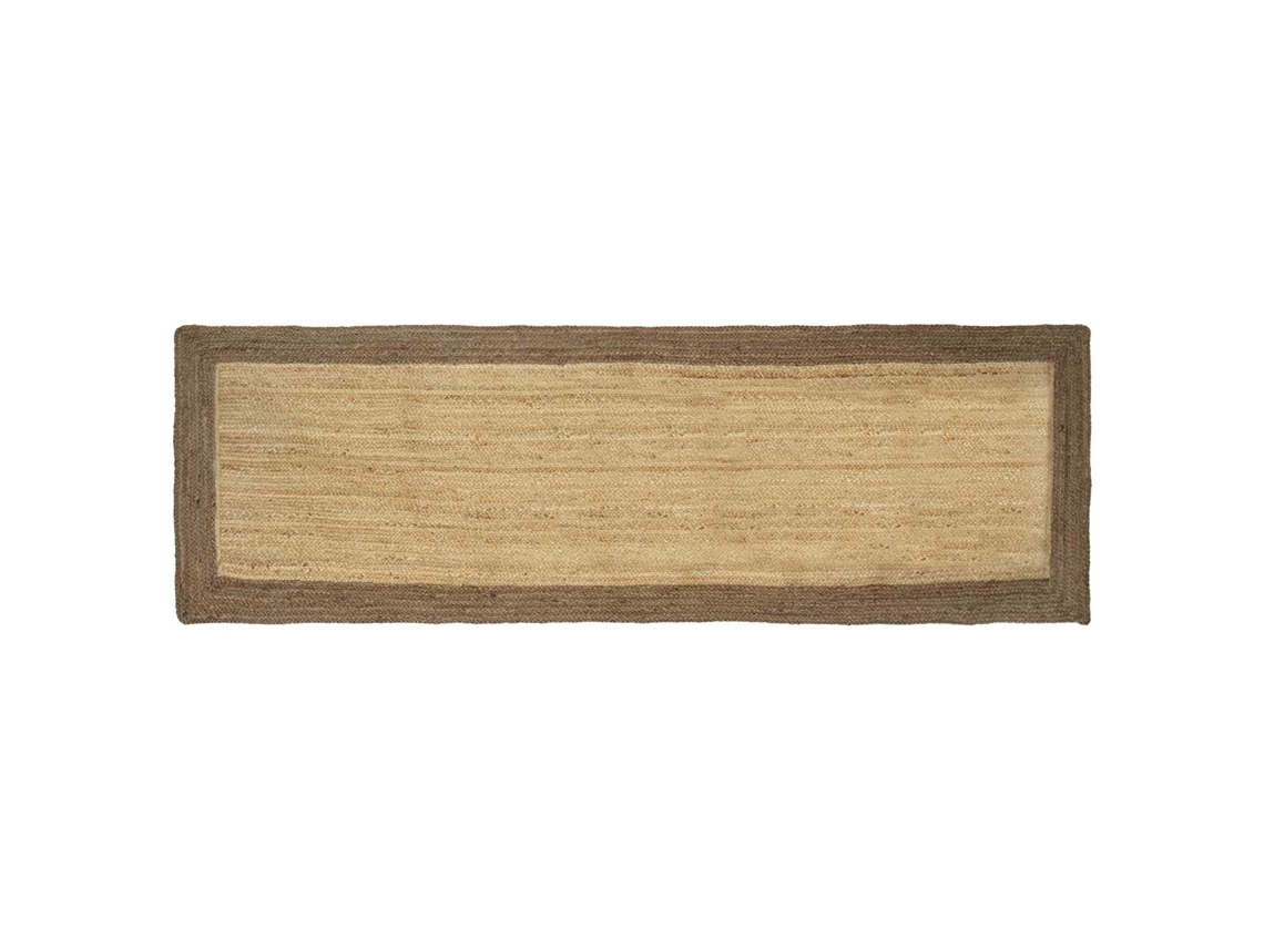 Vidaxl Tapete De Área Cinzento 80 X 200 Cm Juta
