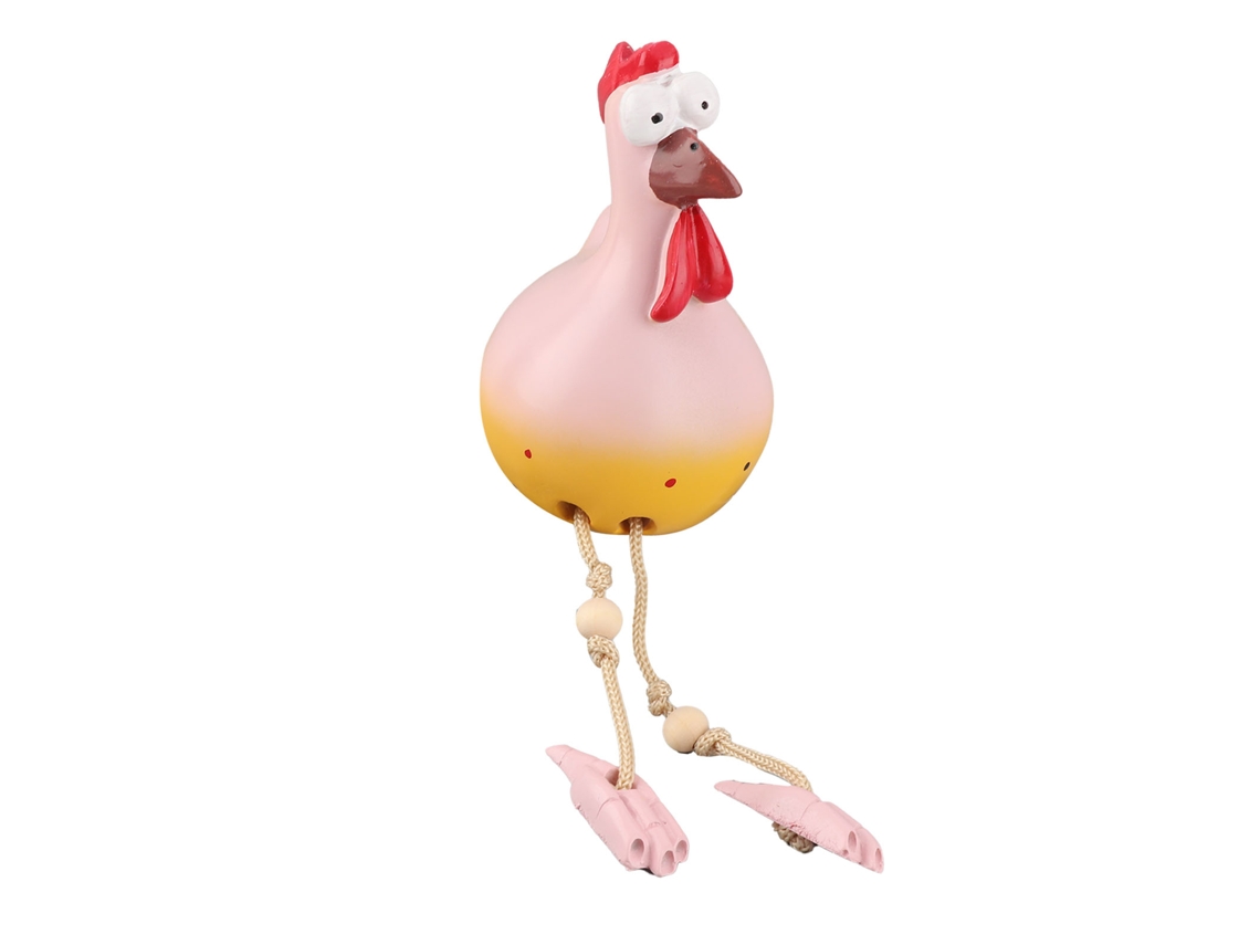 Galinha De Cerâmica Para Decoração De Jardim