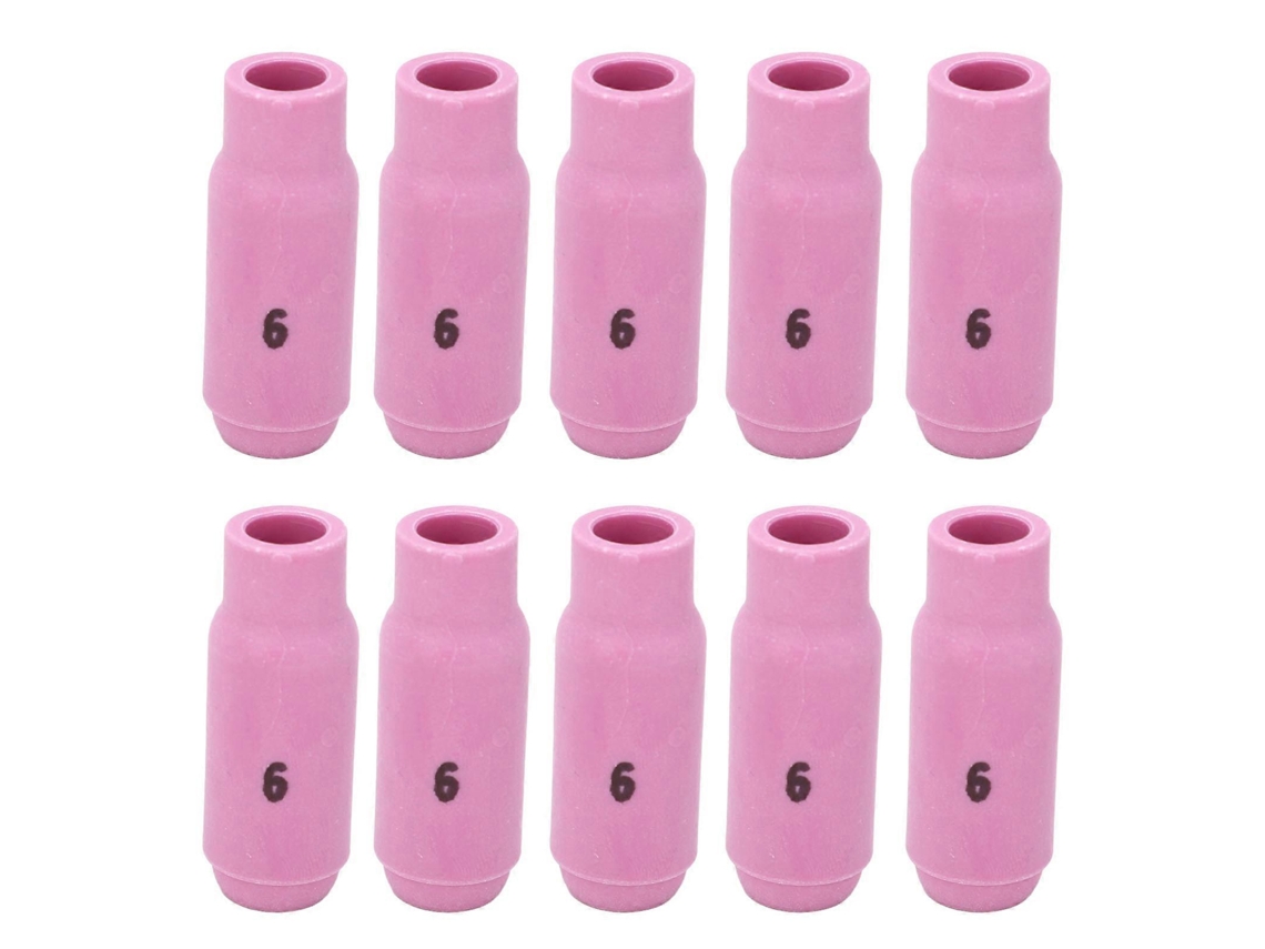 Kit De Acessórios Para Bico De Cerâmica 10 Peças, Manga De Soldagem Tig 10n48 6 Para Tocha Wp17 18 26 Slowmoose