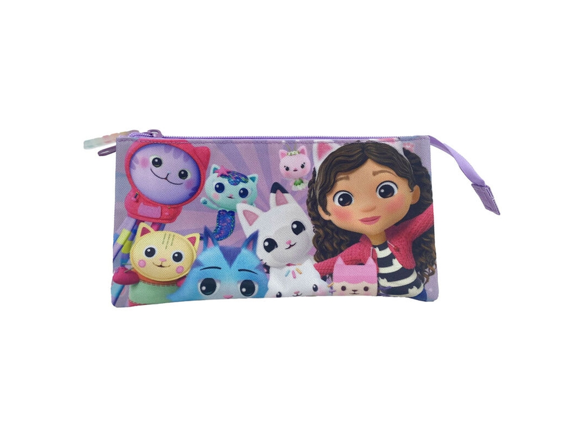 Estojo Triplo Para Lápis Gabbys Dollhouse