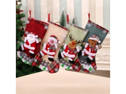 4 Meias De Natal, Meias De Natal, Meias De Natal Para A Família... Olysi Shop