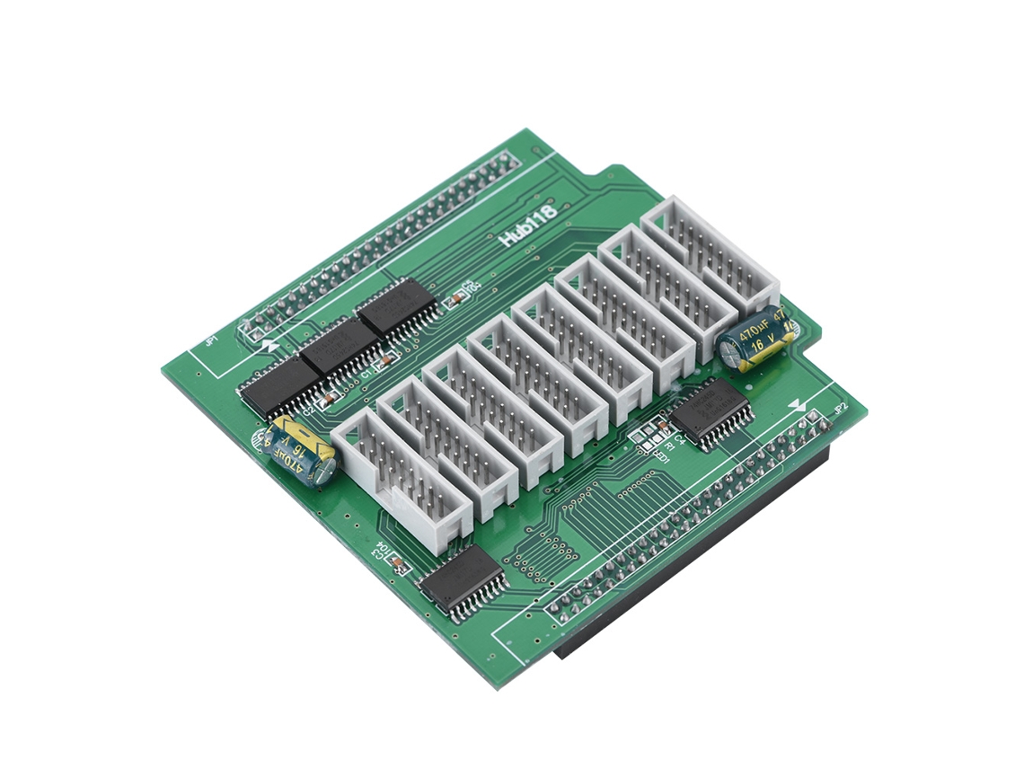 Sistema De Controle Led Display Hub118 Com Cartão De Conversão Laxiscreed De 8 Interfaces Para Gestão De Painéis Led