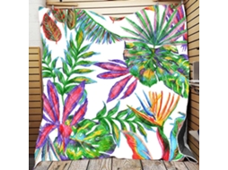 Colcha Acolchoada Fansu Capa de Cama Cobertor para Ar Condicionado Edredom Conjunto Sofá com Estampa Plantas T
