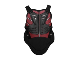 Blusa de Proteção para Moto Respirável e Anti queda para o Verão Vermelho M AOZORZ