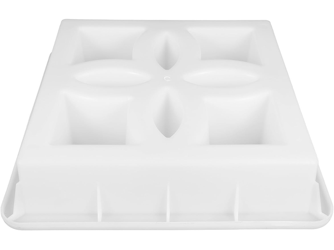 Molde de Plástico Branco HEALEVED para Tijolos Ocos, Ideal para Cercas e Decorações | S/MARCA