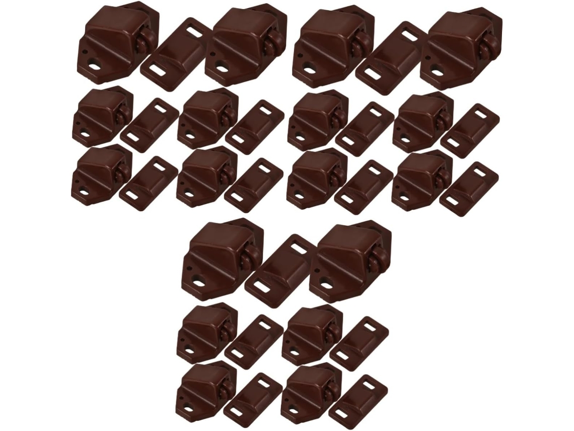 Shineofi 60 Peças Fechaduras De Esfera Portas Armários, Portas Internas, Com Sistema De Abertura Por Pressão