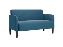 Loveseat Sofa, Loveseat Sofas Vidaxl Azul Veludo (n/a)