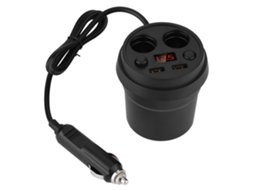 Carregador de Carro LAXISCREED 3.1a com Display Led