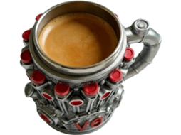 Caneca De Café Moderna De 350ml Com Design De Motor Para Decoração De Sala De Estar.