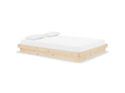 Estrutura de Cama 140x190 Cm Madeira Maciça MAISON EXCLUSIVE