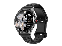 Smartwatch H03 Com Tela Amoled De 1,32", Chamadas Bluetooth, Mais De 100 Modos Esportivos, Bateria De 270 Mah E Resistência À Água Ip68 (preto)
