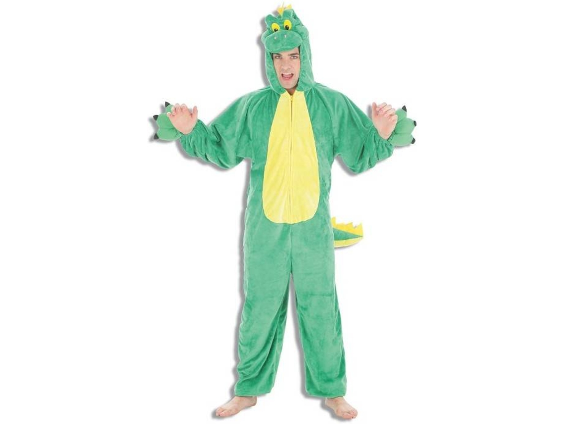 Fato Unisexo TOPDISFARCES Dinossauro Verde (Tam: L)