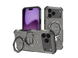 Capa Transparente Preta Para Iphone 17 Pro Max.